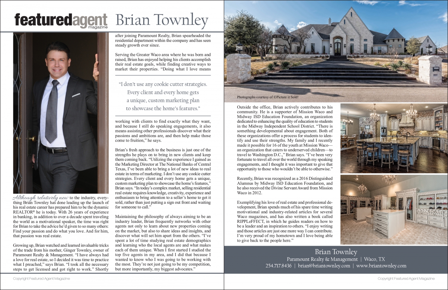Features - Featured Agent Magazine
